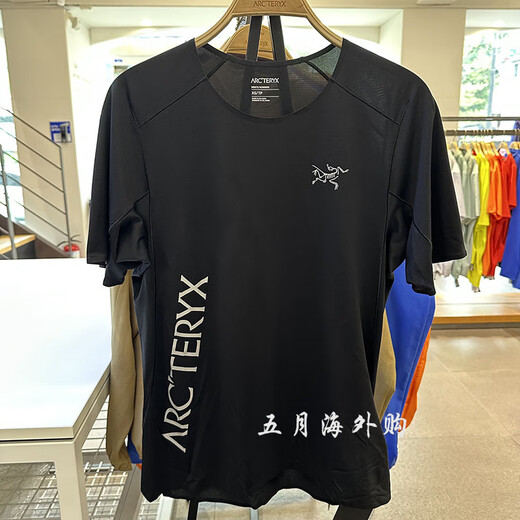 
Archaeopteryx (ARC'TERYX) 25 new product Archaeopteryx NORVAN DOWNWORD LOGO Men's Quick Dry Breathable Short Sleeve T-shirt 9720 BLK Black S