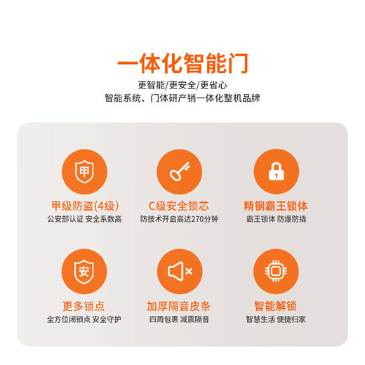
OUDILE Class A ventilated anti-theft door entrance door + thickened zinc alloy breathable vent doors and windows doors, middle doors, mother doors, smart locks, technology cloud locks 2150*960/2050*1050