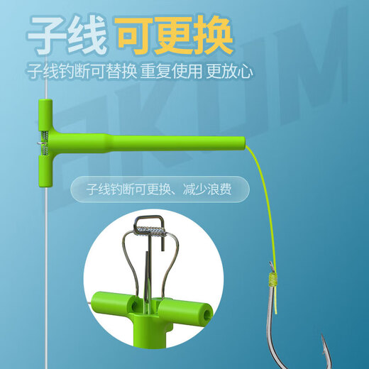 New storage box anti-winding string hook 3 hooks white strip yellow spicy tench crucian carp special Maruse Iseni throwing rod fishing group Maruse string hook 1 box 5 pay 10