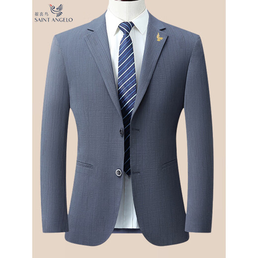 Ankündigung Vogel Maulbeerbeere Seide Dünne Anzug Leichte Luxus -Single West Jacke Spring Business Casual Color Slim Anzug 6630 Hellbraun S 165/84