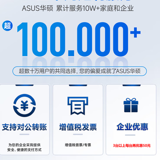 华硕（ASUS）华硕英特尔酷睿14代i5/i7台式电脑主机商用企业设计做图剪辑直播 配置三(i5 12400F+16G+3050)