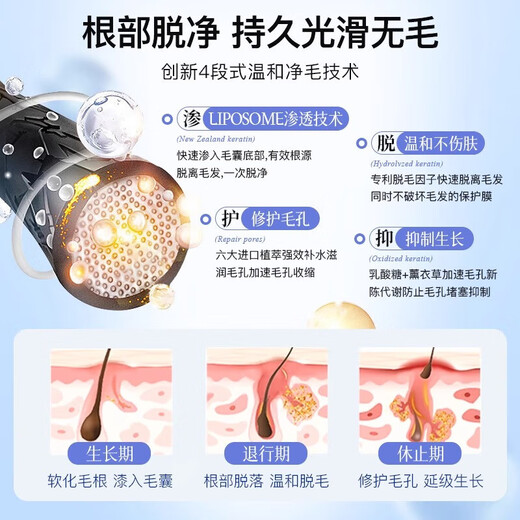 Nanjing Tongrentang Hair Removal Cream, Private Part Hair Removal Cream, Private Part Hair Removal Cream, Armpit Hair Removal Cream, Armpit Hair, Legs, Students, Men and Women, Full Body Special Artifact, Single Box, Special for Hair Removal