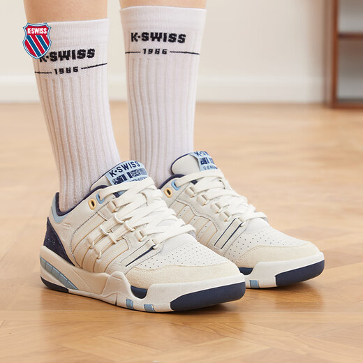 盖世威（K·SWISS）KSWISS板鞋夏季透气休闲百搭潮流时尚运动鞋满贯鞋9275-US 101麦旋风/女 42.5