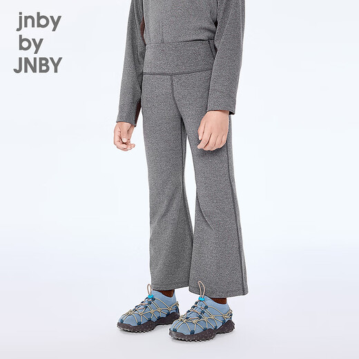 jnby by JNBY [Sports Series] New Jiangnan Cloth Children's Clothing Leggings Flat Pants 25 Autumn Girls 1P8E11950 072/Medium Miscellaneous Gray 120 cm