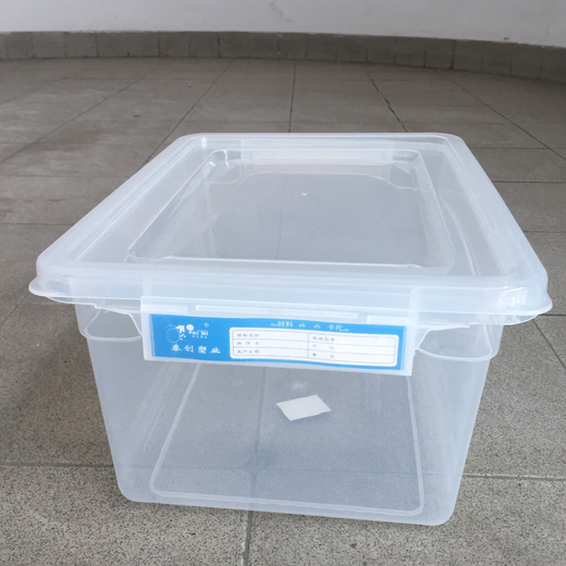 Yonghuan Frischbox Rechteckige große Tagbox Großkapazität Hotel Transparent mit Deckel High Style 9928: 52x37x23 cm