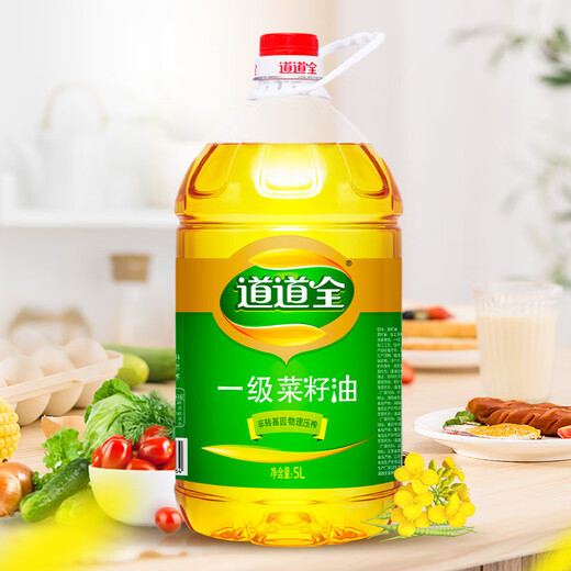 Daodao rapeseed oil edible oil first-grade rapeseed oil physically pressed non-GMO 5L*1 barrel
