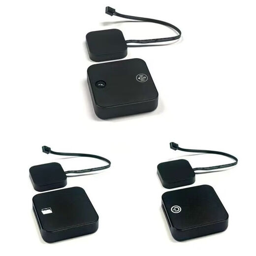 Light strip switch controller 12v24v wireless remote control switch cabinet wardrobe wireless smart induction switch touch hand sweep door control wireless touch centralized control (advanced matte black)