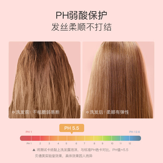 Bodcrme Blue Chamomile Children's Shampoo 3-6-12-15 years old, silicone-free, weakly acidic, smooth and oil-controlling 335ml