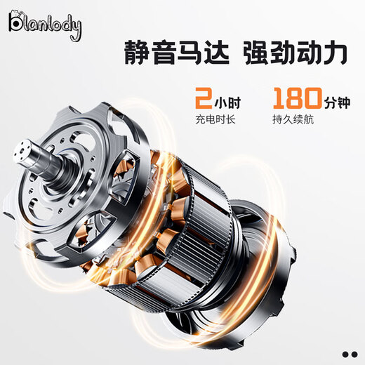 BLANLODY Pet Nail Grinder Cat and Dog Electric Claw Grinder Trimmer Rechargeable Nail Clipper Special Artifact Nail Grinder Rechargeable - Super Silent Nail Grinder