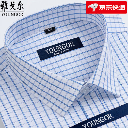 PDG Yageol Short à manches à manches courtes de 2025 Coton Pure Coton Pure Business Casual Business sans Ironre Shirt Professional Shirt à manches courtes DX6630 38 Suggestions [70-95Jin [Jin est égal à 0,5 kg]]]
