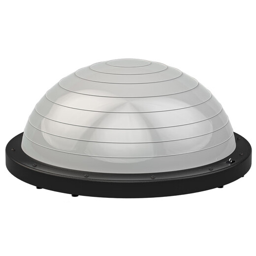 Zairou Bo speed ball semi-circular balance ball thickened explosion-proof yoga fitness ball Pilates foot hemisphere yoga equipment for home use 1 smooth surface 58cm comes with a pump + tension rope + air plug