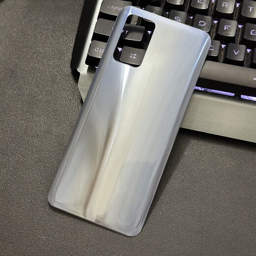 Juekou is suitable for realme GT glass back cover realme GT back shell mobile phone battery cover back screen shell back panel Galaxy Battleship