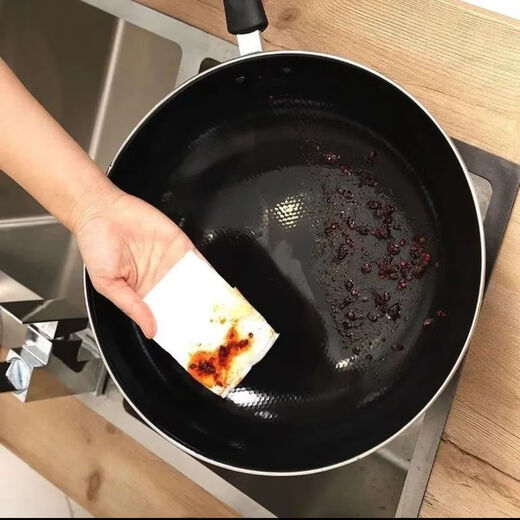 Toallitas de cocina agrandadas y espesas, toallitas húmedas de limpieza potentes para el hogar para manchas de aceite, paquete grande de trapos desechables, 1 paquete