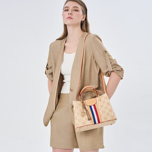 Gu Shiqi French brand bag women's bag 2025 new shoulder bag women's crossbody bag handbag handbag birthday Valentine's Day gift apricot color [Apricot] Send your wife, girlfriend, best friend, mother