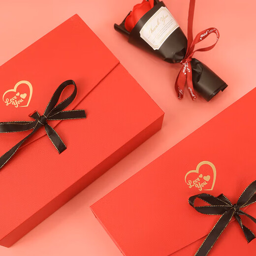 Liuguifu Jewelry Platinum Earrings Women's Gold Earrings One Week Gift Box Set Birthday Gift Gift Box