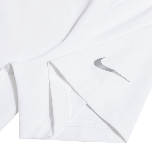 耐克（NIKE）冰丝凉爽短袖男装夏季小勾子圆领宽松透气快干运动服学生T恤上衣 HV4882-100 180 XL //96A