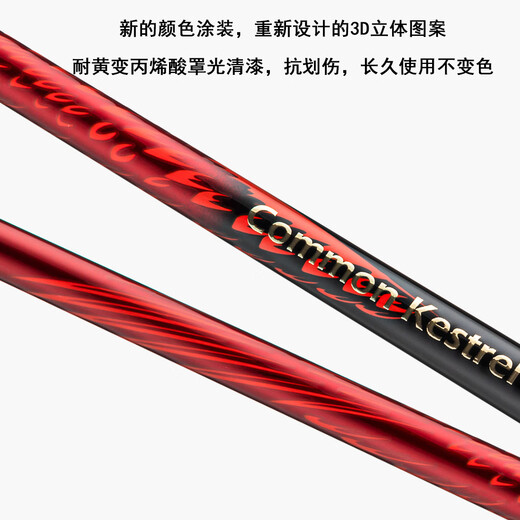 DMX Lure Rod 24 Kestrel Common Kestrel Portable 5-Channel Travel Rod Full A-ring Guide Ring Fishing Rod 2.01m 24 Gun Handle L Hardness (C675L) 24 Kestrel 5-Channel