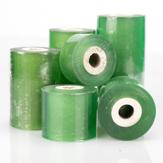 Hesdig HY-388 PVC wire wrapping film, strapping self-adhesive film, packaging film, fruit tree grafting film, knot-free packaging film, 10cm wide (4 rolls)