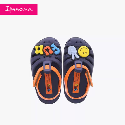 Ipanema Summer Baby IX Series Cartoon Croc Shoes for Boys and Girls Summer Baotou Sandals 83188 Pink-LOVE 24