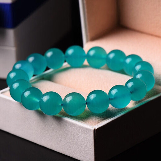 Mochen MOEYCIOR7a collection grade Mozambique ice natural amazonite bracelet for men and women single circle multi-circle bracelet blue-green crystal collection grade 13mm