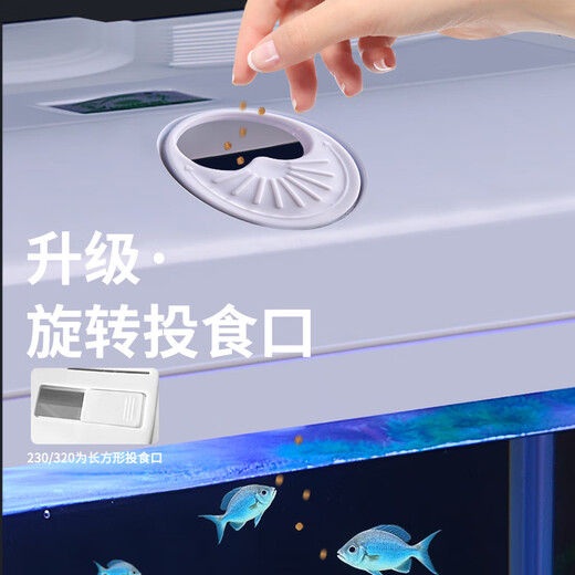 Changrui Small Fish Tank Small Desktop Living Room Household Glass No-Water Change Mini CR230+ Water Orchid Green Bamboo Scenery (Real Aquatic Plants)