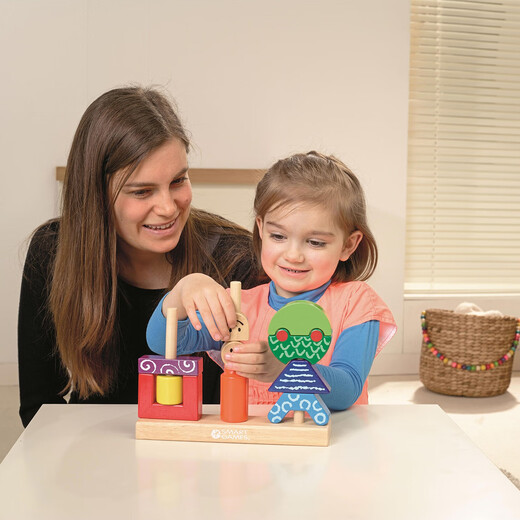 Smart Games Day and Night Montessori early education building blocks educational toys for boys and girls birthday gifts 2 years old +