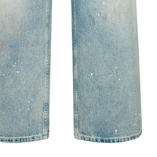Sketch Men's Clothing 2025 Autumn New Product Jeans Pantalones sueltos Pantalones rectos 9P8E12140 953 Denim Blue Whiteak s