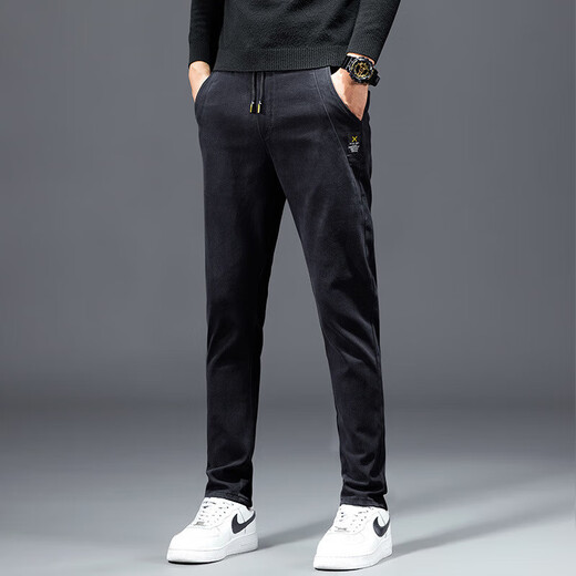 Work pants for men, wear-resistant, loose elastic, spring and autumn construction site tear-proof denim overalls, labor protection work pants, K3 gray, high quality, 3XL 150-160Jin Jin is equal to 0.5 kg