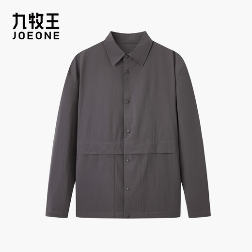 Jiumuwang Shopping Mall Same Style Comfortable Stretch Lightweight Versatile Lapel Jacket Men's Autumn Business Casual Jacket Slim Version + Medium Gray + JK1D41017 L 175/96A(50)