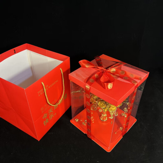 Nuevo estilo de rosa rosa rosa novia regalo de la novia de la mano dorada materiales chinos de bricolaje rosa espina hecha a mano (bolsa de material + caja de regalo con bolsa
