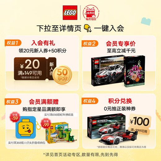 乐高（LEGO） 积木迪士尼43278 迷你城堡和艾莎冰雪宫殿女孩儿童玩具生日礼物 