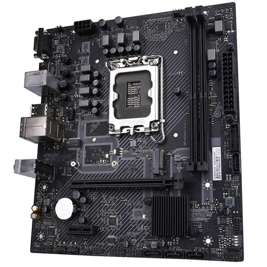 Conjunto de CPU de placa base H610m-E colorido con Intel Core i3/i5 12100F/12490F Tablero U Conjunto H610M-E M.2 D4 V20 12th Generation i3 12100F [4 núcleos y 8 hilos] Caja original