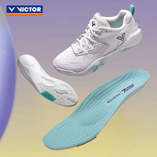 Victor Victor Badminton Zapatos P9200Chp zapatos transpirables para hombres y mujeres que no deslizan para hombres brillantes blancos/frescos verdes 42