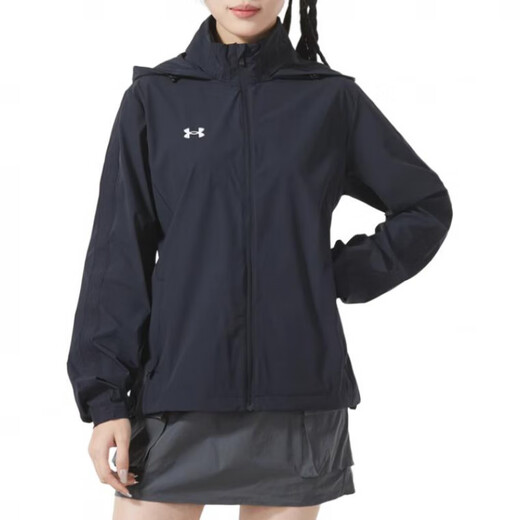 
Under Armour logo training running sports hooded casual jacket jacket women's black black S
