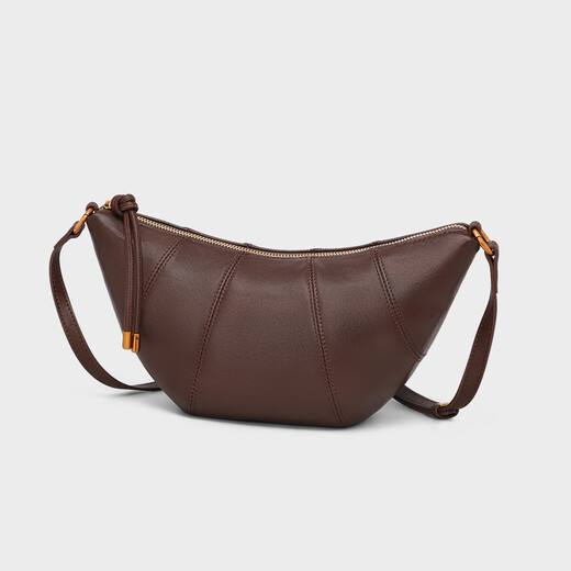 
viney bag women's bag cowhide crossbody bag light luxury brand one-shoulder dumpling bag birthday gift high-end feeling for girlfriend wife