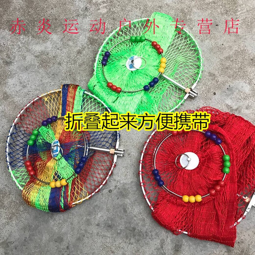 Angeln in schwarzer Grube Fischwache gewebte Nylonlinie Fischschutz großer breiter Fisch Haushalt kleiner dichter Eye Fischwache Netto -Bag Fischgetriebe 1 cm 11301 m 1 m Farbe 30 Durchmesser 1 Meter Geschenk