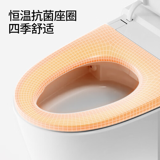 九牧（JOMOO）智能马桶一体机家用全自动翻盖泡沫盾无水压限制带水箱坐便器 零压+脚感翻圈翻盖+易洁内壁690I 305/300mm (295-390以内选择)