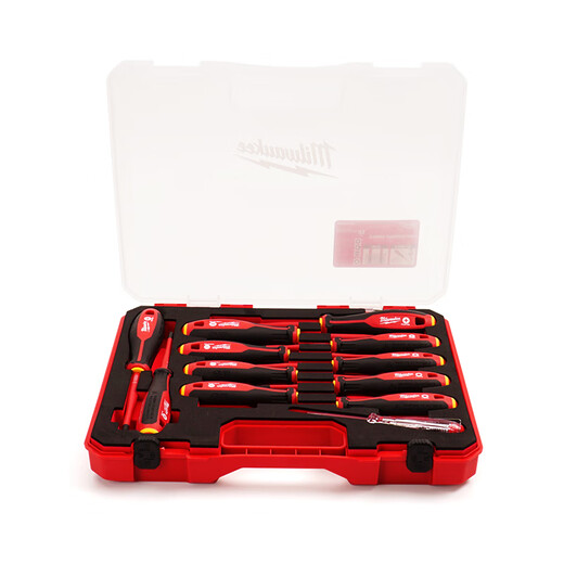 Milwaukee Milwaukee insulated screwdriver set 1000V screwdriver set electrician repair 12-piece set