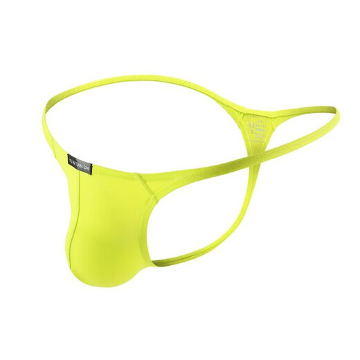 Herren Nylon Ice Seide Single Tanga Einschicht Stretch Silky Tanga aufregend und nicht marken sexy dünn gurt naht touser 2 Stück Kombination (Order Message Farbe ansonsten zufällig s