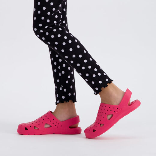 Totes Kids Everywear Splash and Play Crocs Paisley Purple - Breathable Back 7-8 Little Kid