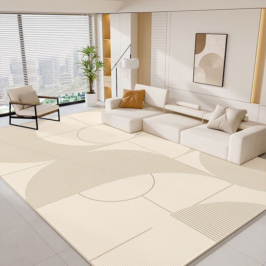 Tianjin carpet living room 2025 new light luxury sofa floor mat with no washing and erasable household waterproof bedroom thick PDD Qingqiang-13566 upgraded three-waterproof crystal velvet 1 piece wide 80*160 cm waterproof and clean with one wipe