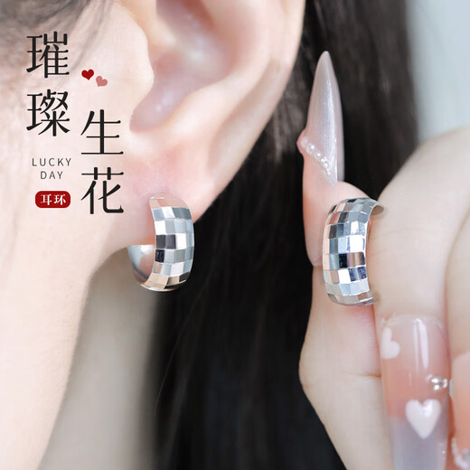 COISept950 platinum earrings for women, platinum earrings, sparkling earrings, birthday gifts for girlfriend and wife, wedding anniversary, sparkling platinum earrings