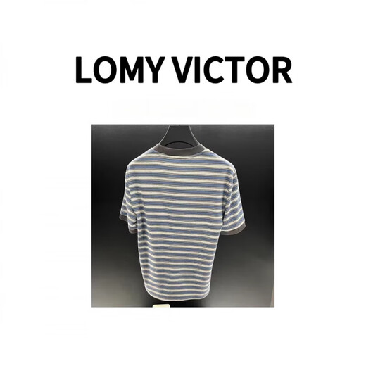 P.YH.ZHLOMY Victor Estación Europea Top Summer Summer Nueva camiseta NZN1396 Stripe 2XL [150-170]