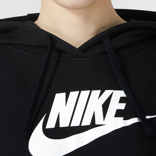 Nike (Nike) Costume féminin, automne et hiver Nouvelles vêtements de sport, Big Logo Sweatshirt Top Veste, pantalon décontracté, ensemble en deux pièces, sweat à capuche + pantalon / S / 155 chaud