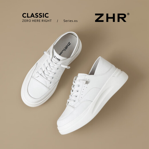 ZHR thick sole white shoes for women, versatile breathable two-wear casual shoes for women, classic comfortable women's shoes AH688 white 38