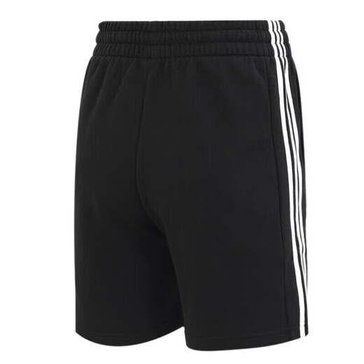 Adidas gestrickte reine Baumwolle lose atmungsaktiven lässigen Hosen Herrenhosen Neue Style Running Fitness Training Sporthosen Fünf-Punkte-Hosen-Shorts IC9435/mit Kordelkordel, gesticktes Logo 2xl 185/100a empfohlen 190-210jin [Jin gleich 0,5 kg]