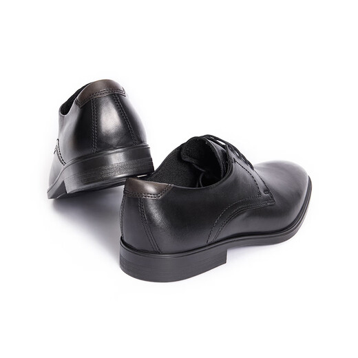 ECCO Men's Business Leather Shoes Men's Shoes Simple Formal Leather Shoes Men's Glossy Leather Shoes Derby Shoes 621634 42