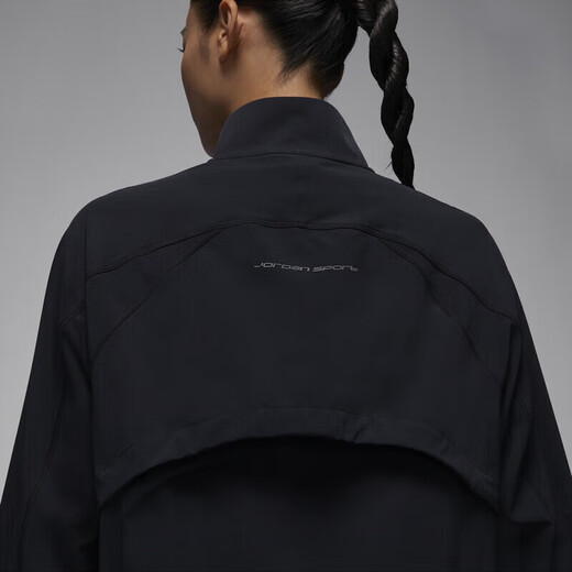 NIKE耐克春季女款夹克时尚简约舒适透气外套户外健身训练立领运动服 FN5144-010/黑 S