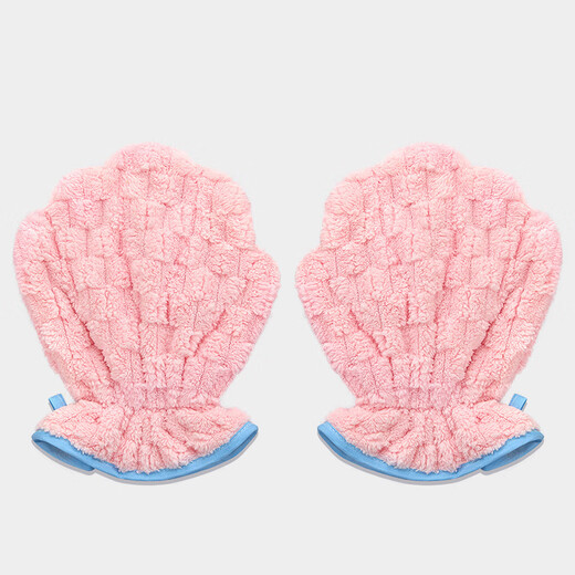 Pet dog bathing strong water-absorbent thickened gloves towel bath towel Teddy Bichon bath towel quick-drying cat bathrobe a pair of blue magic gloves