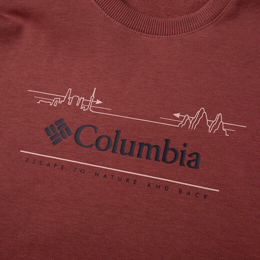 Columbia Columbia outdoor autumn and winter new products for women's fashion LOGO printed casual sports round neck sweatshirt 679 M/160/84A